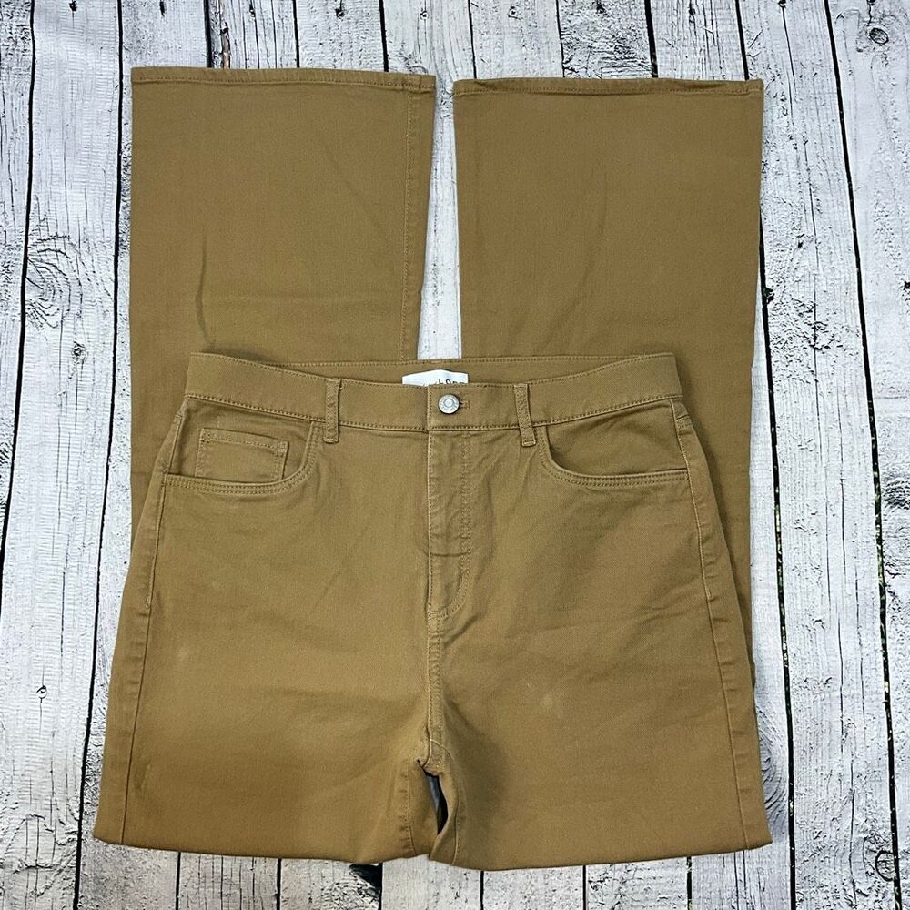 LOFT Bootcut Tan Jeans Size 8